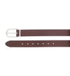 Women's 35MM Heavyweight Genuine Leather Belt, Dark Tan, hi-res image number 2